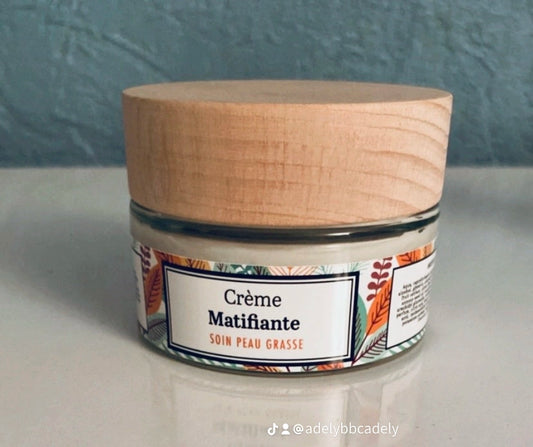 Crème matifiante peau grasse et gel purifiante à l’acide glycolique